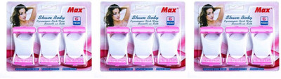 MAX shave body (Pack of 18), Men & Women(Pack of 3)
