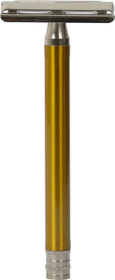 tinku Double Edge Metal Safety Razor (Rust Proof, Gold) (T-115), Men
