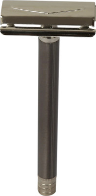tinku Double Edge Metal Safety Razor (Rust Proof, Black) (T-115), Men