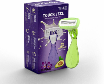 TRENDLER Touch Feel Hair Remover Women Body Razor Pack of 1 Compact case, Women