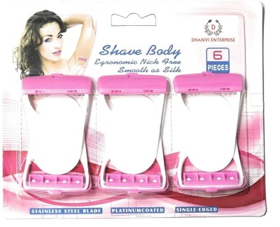 Diano dimzi Premium Quality Women Razor Disposable Body Shaving Bikini Razor(PACK OF 6BLADE)(Pack of 6)