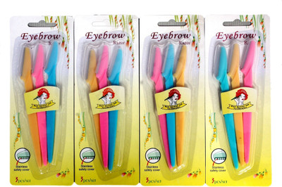 Optra Eyebrow Razor Disposable Razor (Pack of 12), Men(Pack of 12)