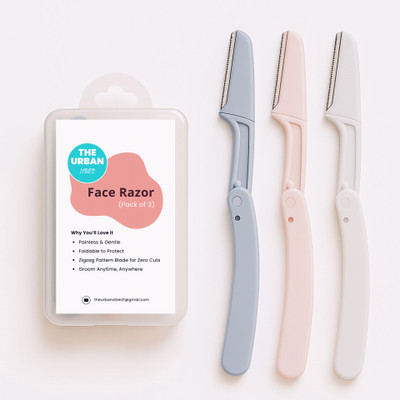 Ap collection The Urban Vibes Face Razor for Woman (Pack of 3) | Gentle Facial Hair Remover, Men & Women(Pack of 3)
