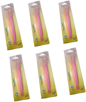 Top Select EYEBROW RAZOR 12 PCS SET, Men & Women(Pack of 6)
