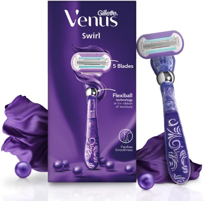 Gillette Venus Swirl hair removal razor for women for no missed hair