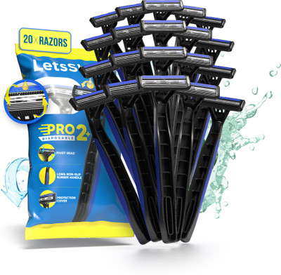 LetsShave Pro 2 Pack of 20, Men(Pack of 20)