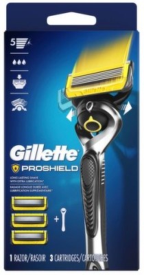 Gillette Fusion5 ProShield Mens 1 Razor 3 Blade Refill Set MADE IN USA