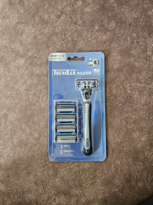 TRENDLER Shaving Razor for men (1 Handle + 5 Cartridges), Men, Men & Women