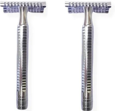 ME FIRST Double Edge Stainless Steel Safety Razor(Pack of 2)