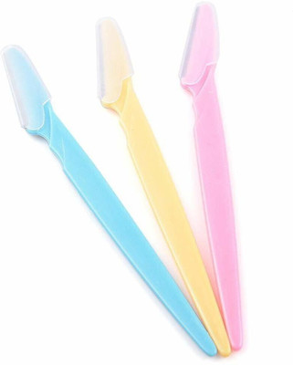 TCP Enterpise Set of 6 Pcs Eyebrow, Neck, Face, Upper Lips as well as Unnecessary Hairs Elsewhere Shaping Trimmer Shaper Shaver Razor Tool Disposable Razor (Pack of 3), Women(Pack of 3)