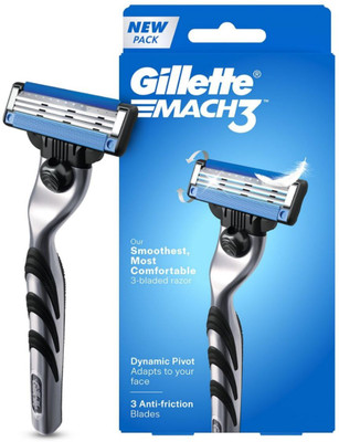 Gillette NEW FRESH CLEAN MACH3 SHAVING RAZOR, Men