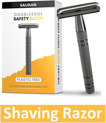 Sauran Pack of 1 Shaving Razor Double Edge Safety Razor SRB47, Men