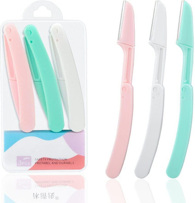 RINMAY Foldable Eyebrow Razor With Blade Used For Facial Shaving Eyebrow Shaper, Men & Women