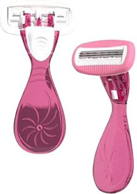 STYLISTAJEWELS Women’s Razor 3X Smoothness with Built-in Soap & Avocado Pack of 1, Women
