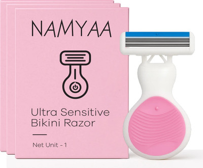 Namyaa Ultra Sensitive Bikini Razor|, Men & Women(Pack of 3)