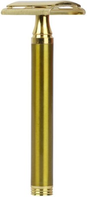 ASHOKA Men Brass Safety Razor System with Super Platinum Blade - A76