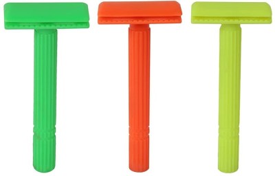 tinku Double Edge Plastic Safety Razor (Pack of 3), TTK-CLASSIC(Pack of 3)