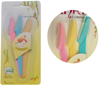 JSBMGROUP FlawlessLine Eye Razor Kit, Men & Women(Pack of 3)