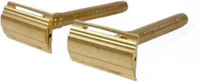 Fascinating diva Brass Safety Razor, Men(Pack of 2)