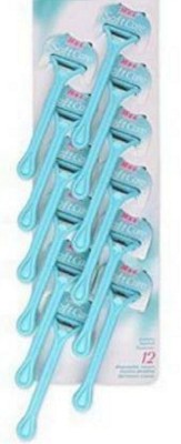 HKC ENTERPRISES Super steel twin blade razor combo of 12pc(Pack of 12)