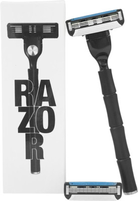 Hajamat Aster 3 Blade Shaving Razor for Men (1 Razor Handle & 2 Blades), Men