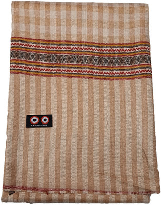 Sprha Wool Solid Men Shawl(Beige)