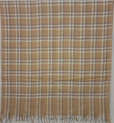 KASHMIRI TREND Cashmere, Wool Checkered Men Shawl(Multicolor)