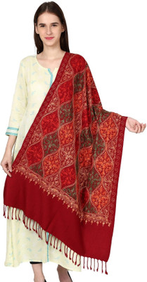 HouseOfCommon Acrylic, Wool Printed Women Shawl(Multicolor)