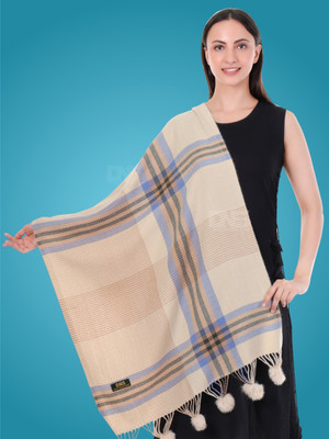 Daily Needs Shop Pashmina Self Design Men Shawl(Brown)