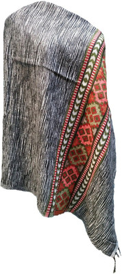 CHOUDHARYRETAILS Wool Self Design Women Shawl(Multicolor)