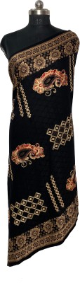 Sassi Wool Embroidered Women Shawl(Black)