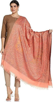 CHOUDHARYRETAILS Pashmina Self Design Women Shawl(Pink)