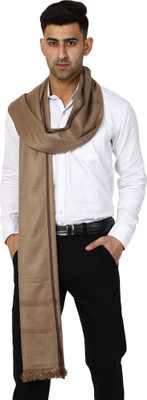 CHOUDHARYRETAILS Wool Solid Men Shawl(Brown)