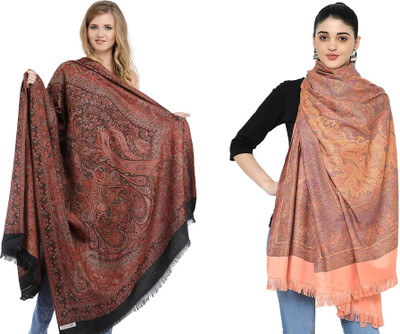 WEAVER VILLAS Pashmina Printed Women Shawl(Multicolor)