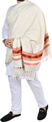 FusFus Wool Woven Men Shawl(Multicolor)