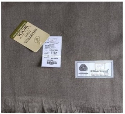 Dhariwal Pashmina Wool Pashmina Solid Men Shawl(Brown)
