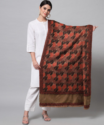 HEMLOCK Wool Printed Women Shawl(Multicolor)
