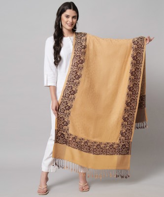 WILLEY Wool Printed Women Shawl(Multicolor)