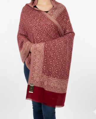 TSE Pashmina Polka Print Women Shawl(Red)