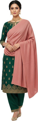 Kriti Wool Solid Women Shawl(Pink)