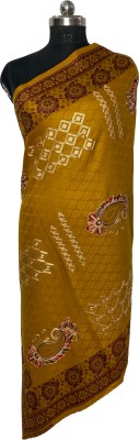 Sassi Wool Embroidered Women Shawl(Yellow)