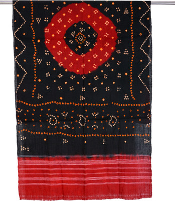 TAVAN Wool Self Design Women Shawl(Maroon, Black)