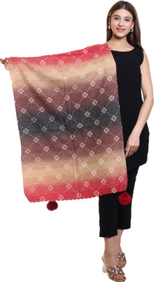 OSWAL Polyester Self Design Women Shawl(Multicolor)