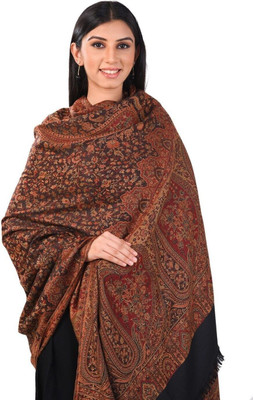 CHOUDHARYRETAILS Wool Woven Women Shawl(Multicolor)
