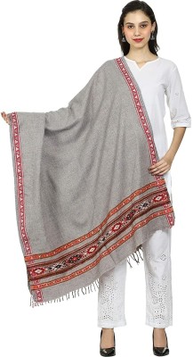 WEAVER VILLA Wool Self Design Women Shawl(Multicolor)