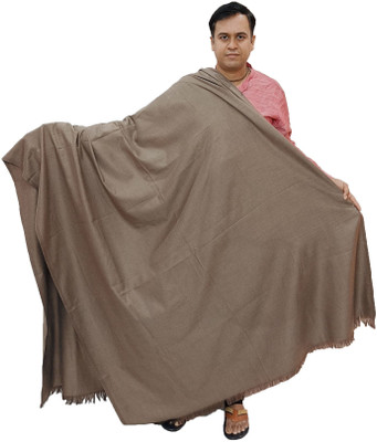 Vrinde Wool Solid Men Shawl(Beige)