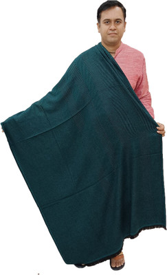 Vrinde Wool Striped Men Shawl(Blue)