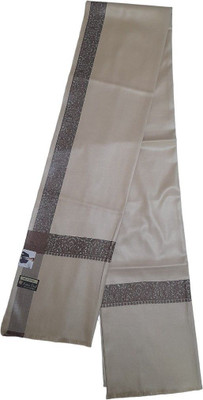 CHOUDHARYRETAILS Cashmere, Wool Striped, Solid, Woven Men, Women Shawl(White)