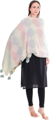 Daily Needs Shop Pashmina Self Design Women Shawl(Grey)