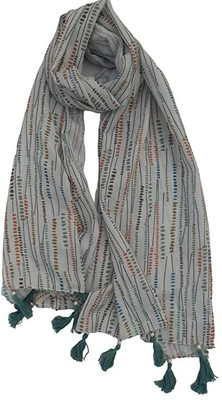 CI ASSCERIESS Cotton Printed Women Shawl(Multicolor)